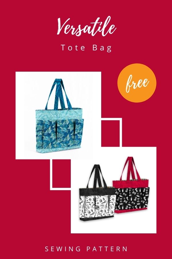 Versatile Tote Bag FREE sewing pattern