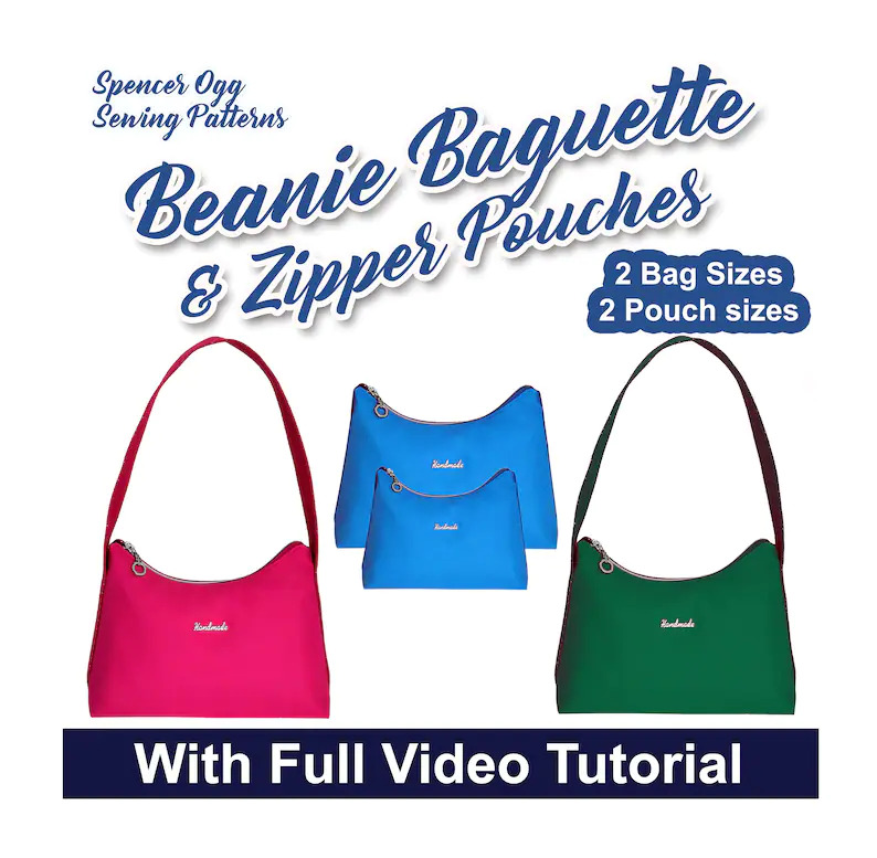 How to Sew a Baguette Bag - free sewing pattern for a small purse!