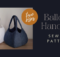 Balloon Handbag sewing pattern (2 sizes)