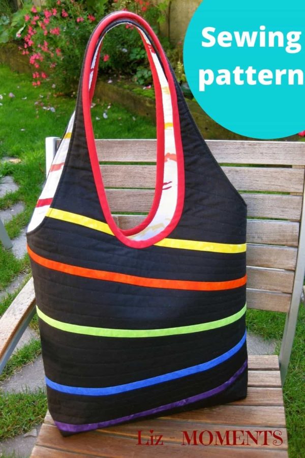 Spectrum Tote Bag sewing pattern Sew Modern Bags