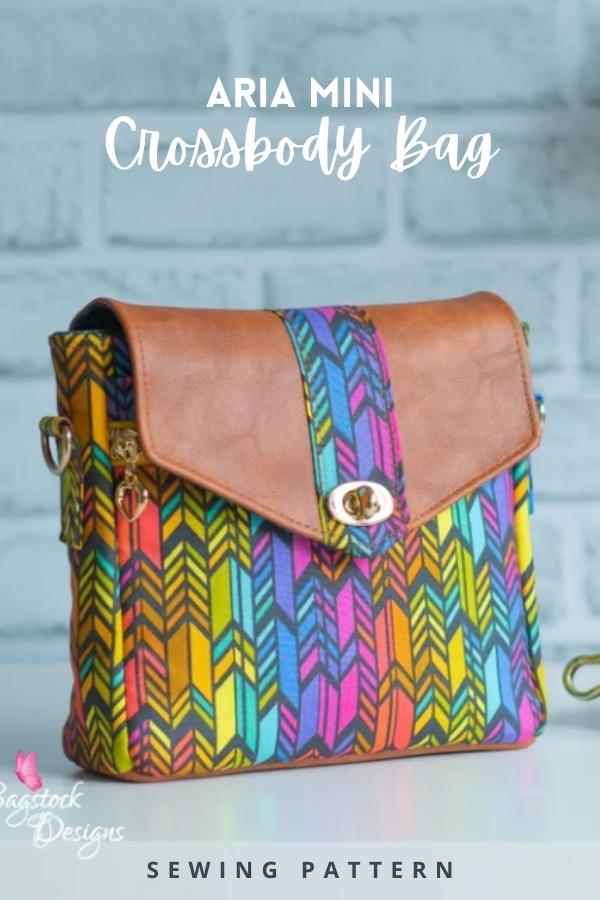 Aria Mini Crossbody Bag sewing pattern