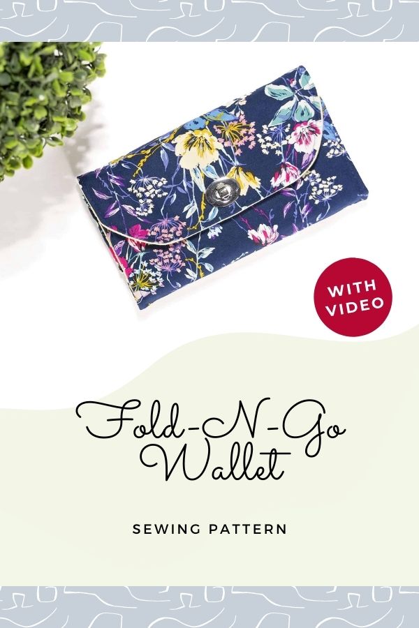 Fold-N-Go Wallet sewing pattern (with video)