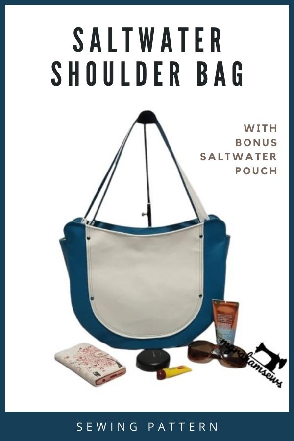 Saltwater Shoulder Bag sewing pattern (with bonus Saltwater Pouch)