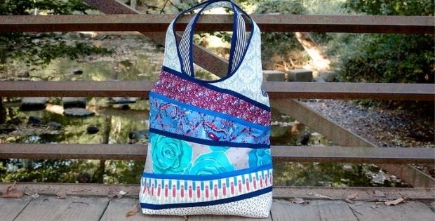Spectrum Tote Bag sewing pattern - Sew Modern Bags