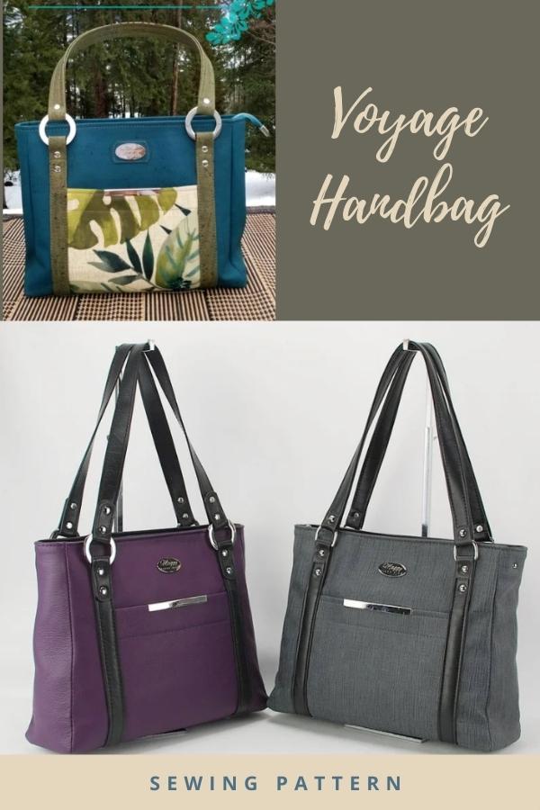 Voyage Handbag sewing pattern