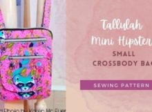Tallulah Mini Hipster Small Crossbody Bag sewing pattern