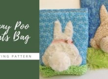 Bunny Poo Treats Bag sewing pattern