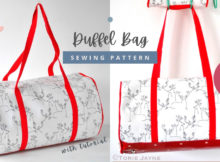 Duffel Bag FREE sewing tutorial and pattern