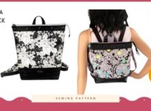 Yasmina Backpack sewing pattern (2 sizes)