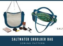 Saltwater Shoulder Bag sewing pattern (with bonus Saltwater Pouch)