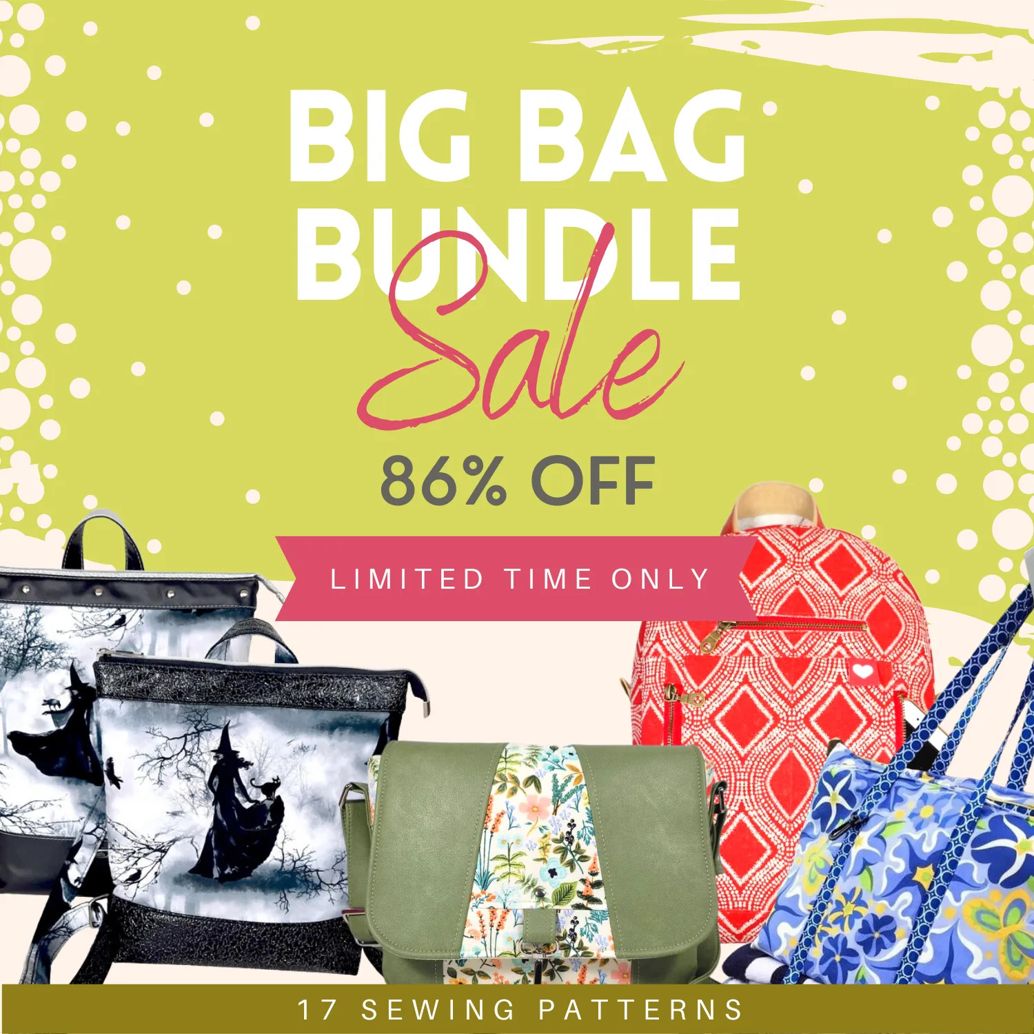 Big Bag Bundle Sale - limited time deal - Sew Modern Bags