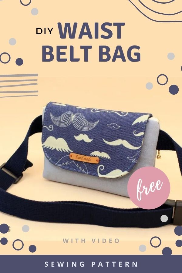 Waist bag best sale sewing pattern