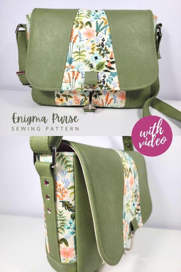 Enigma Purse sewing pattern (with video)