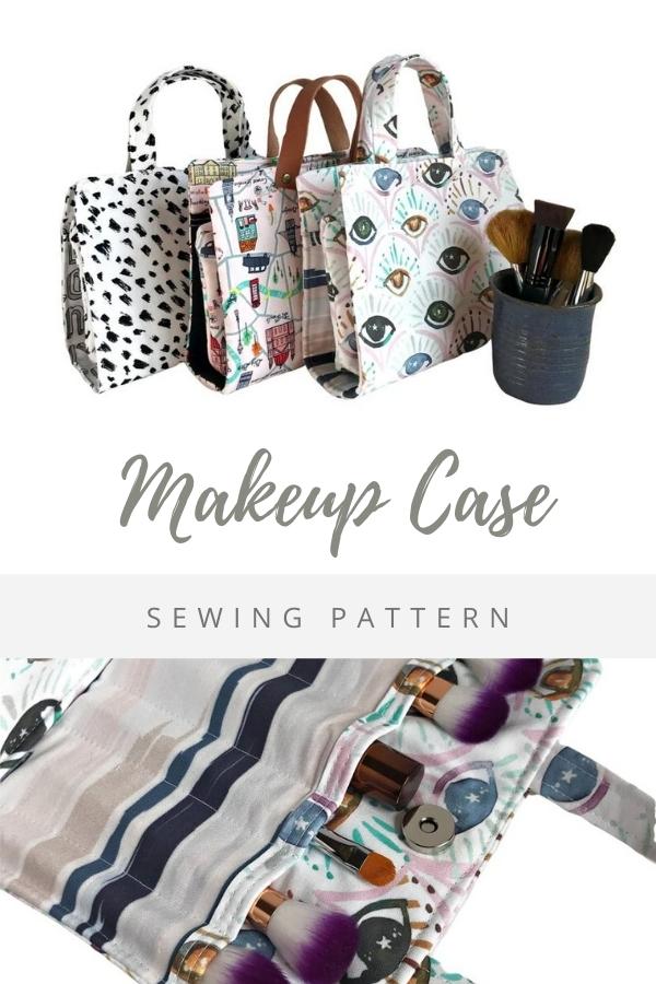 Handmade Supplies :: Sewing & Fiber :: Patterns :: Sewing Patterns :: Large  Makeup Bag Sewing Box