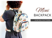 Mini Backpack sewing pattern