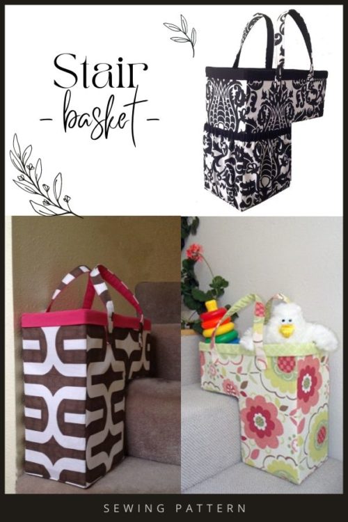 Stair Basket sewing pattern - Sew Modern Bags