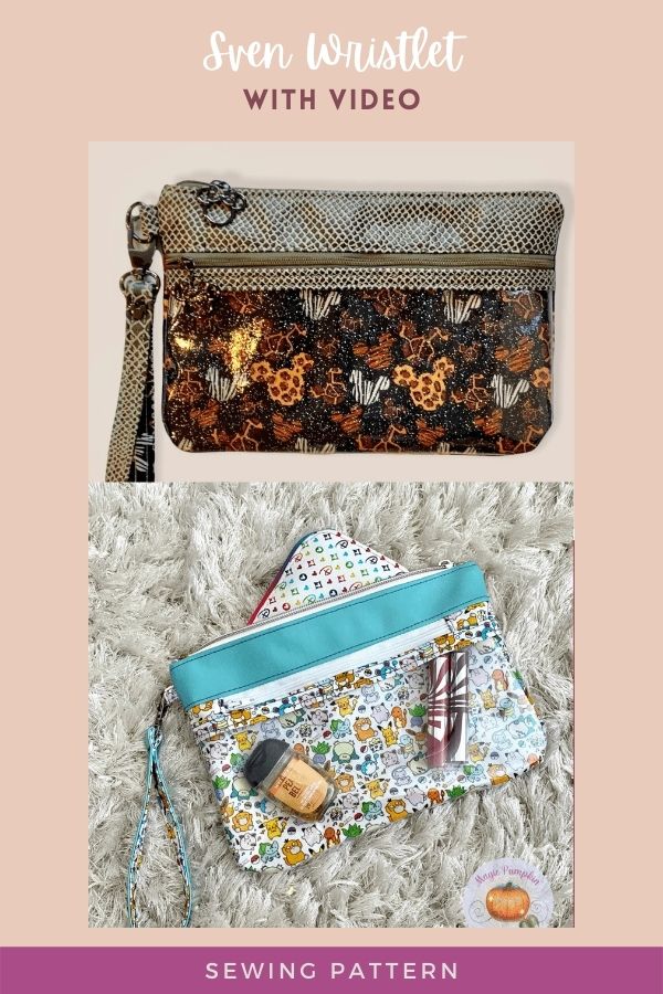 Sven Wristlet sewing pattern (with video)