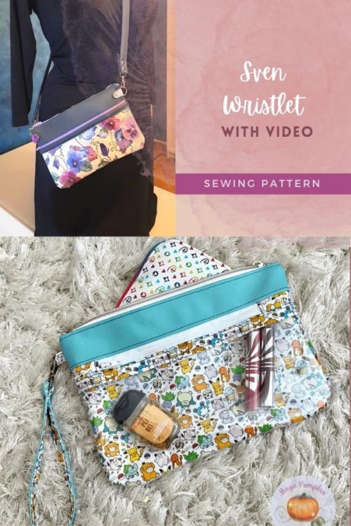 Sven Wristlet and crossbody bag sewing pattern (with video) - Sew ...