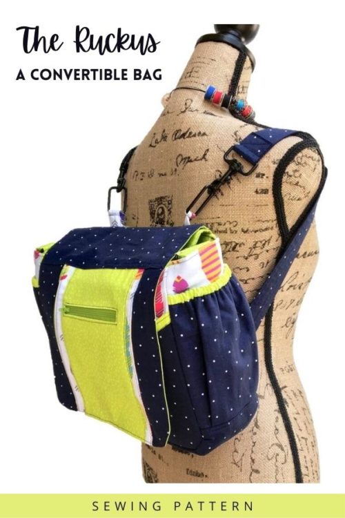 Sew She Can Rucksack Pattern The Ruckus convertible bag sewing pattern - Sew Modern Bags