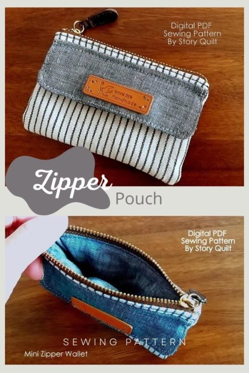 Zipper Pouch sewing pattern - Sew Modern Bags