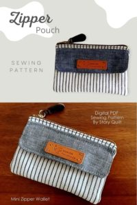 Zipper Pouch sewing pattern - Sew Modern Bags