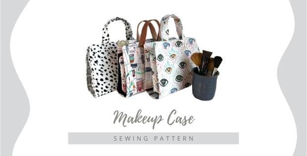 Makeup Case sewing pattern - Sew Modern Bags