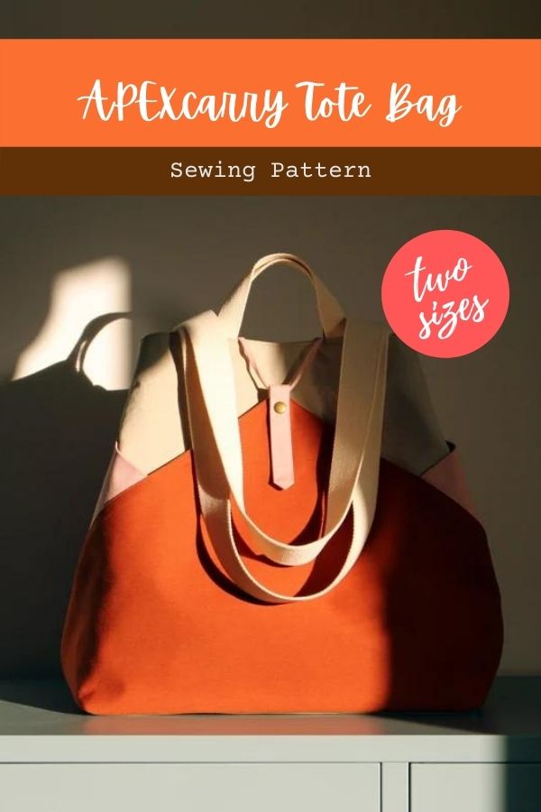 APEXcarry Tote Bag sewing pattern (2 sizes)