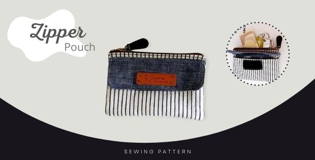 Zipper Pouch sewing pattern - Sew Modern Bags