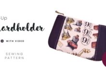 Zip-Up Cardholder sewing pattern (FREE with video)