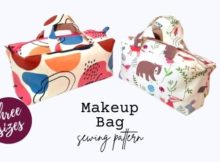 Makeup Bag sewing pattern (3 sizes)