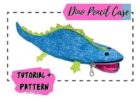 Dino Pencil Case sewing pattern (with video)