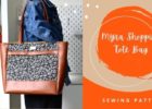 Myra Shopping Tote Bag sewing pattern