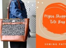 Myra Shopping Tote Bag sewing pattern