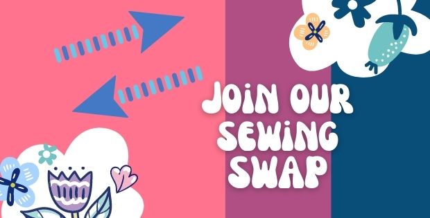 Sewing swap sign up invitation. Join our sewing swap and sew a zipper bag to swap with a partner