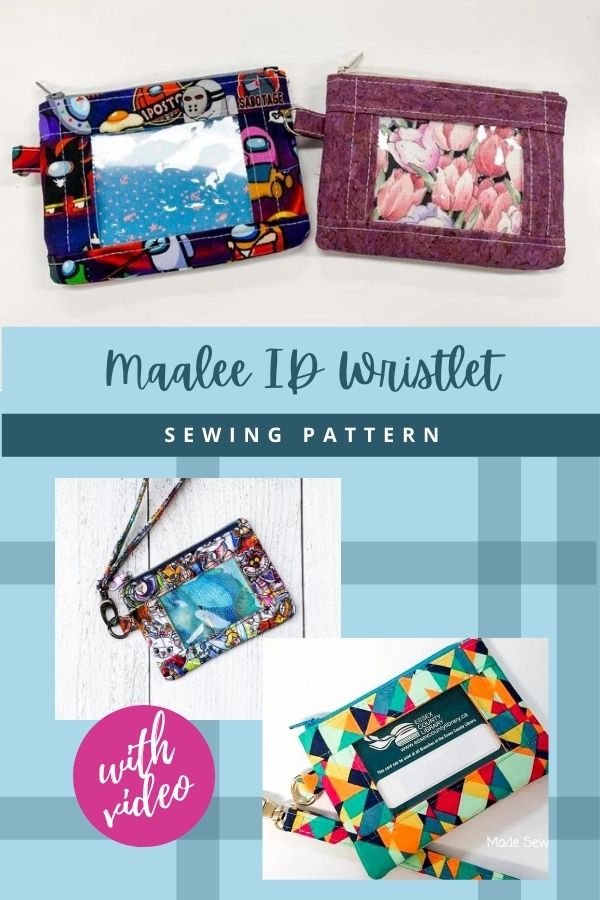 Maalee ID Wristlet sewing pattern (with video)