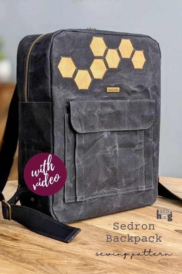 Sedron Backpack sewing pattern (with video)