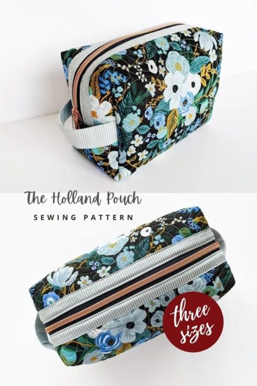 The Holland Pouch sewing pattern (3 sizes) - Sew Modern Bags