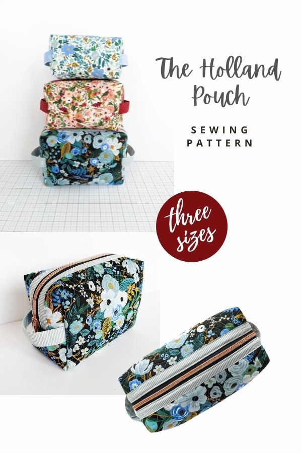 The Holland Pouch sewing pattern (3 sizes) Sew Modern Bags