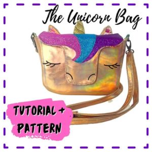 Unicorn Bag sewing pattern (with video)