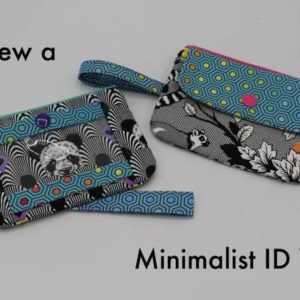 Minimalist ID Wallet (with video) sewing pattern