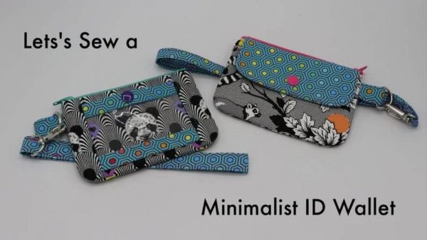 Minimalist ID Wallet (with video) sewing pattern