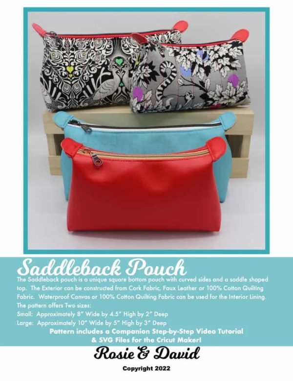 Saddleback Pouch (2 sizes with video)