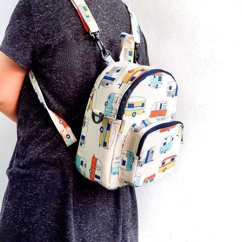 Kandou Mini Backpack sewing pattern (with video) - Sew Modern Bags