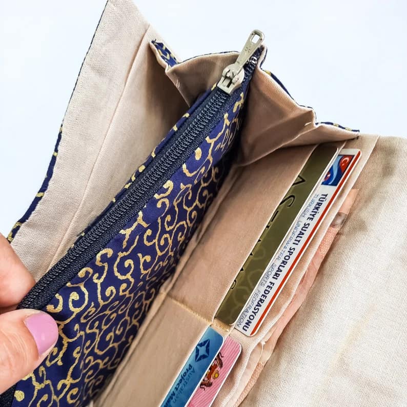 Classic Zip Around Wallet - Sew Modern Bags