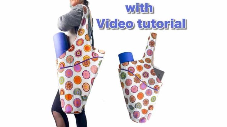 Yoga mat bag (2 styles +video)