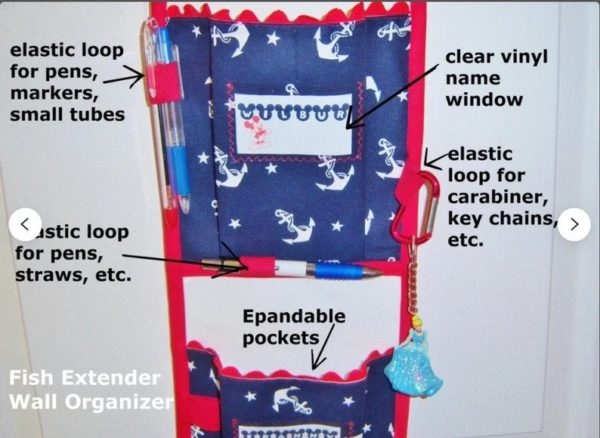 A Wall and Door Organizer sewing pattern