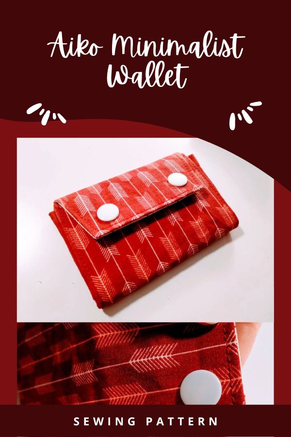 Aiko Minimalist Wallet sewing pattern
