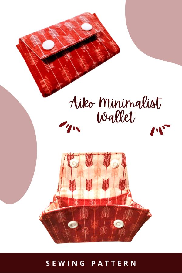 Aiko Minimalist Wallet sewing pattern