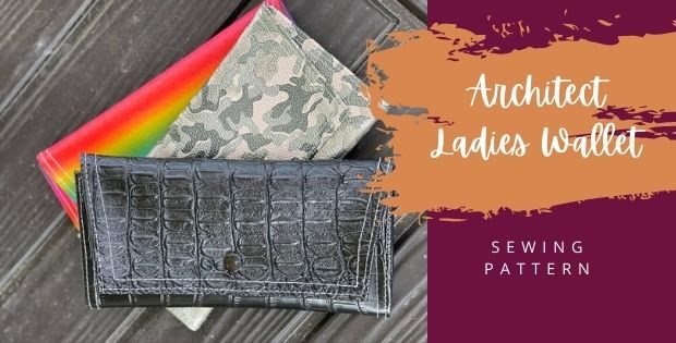 Architect Ladies Wallet sewing pattern