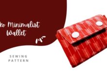 Aiko Minimalist Wallet sewing pattern